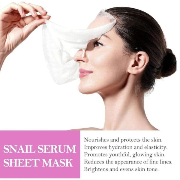 Pack Of 05 – Anti-wrinkle Face Sheet Mask | Anti Aging Hydrating Anti-acne Repairing Brightening Moisturizing Retinol Serum Facial Mask - Image 3