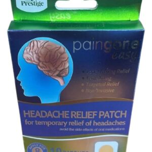 Paingone Easy Headache Relief Patch For Temporary Relief Of Headaches [10 Patches]