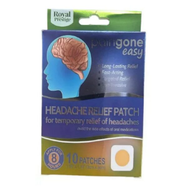 Paingone Easy Headache Relief Patch For Temporary Relief Of Headaches [10 Patches] - Image 4