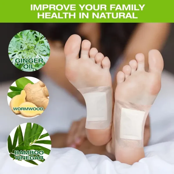 Kiyome Kinoki Detox Foot Pads Patches Relaxation Massage Relief Stress Feet Care 10 Pads In Each Box(random Box)