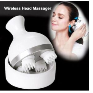 Scalp Massager, Electric Meridian Massage With 4 Moveable Massage Cluster, Rechargeable Portable Washable Head Massager To Relieve Fatigue And Hair Loss
