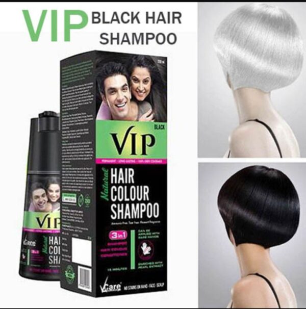 5-in-1 Hair Colour Shampoo Brown – Natural Ammonia-free Hair Dye For Hair, Beard, Moustache & Body Hair (180ml) - Image 2