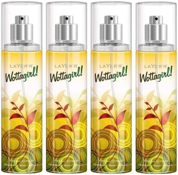 Layer’r Wottagirl Fresh Citrus Body Splash For Women – Long-lasting Fruity Fragrance With Apple, Grapefruit & Amber – 135 Ml, Skin-friendly Mist – Made In India - Image 3