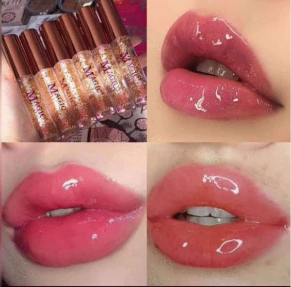 Magic Glossy Lip Oil | Color Changing Lip Gloss | Personalized Tint | Deep Hydration | Non-sticky Shine | Lip Oil, Liquid Glossy Finish