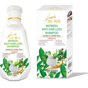 De-hoi Refresh Anti-hair Loss Shampoo Ginger Hair Care Shampoo Helps Stop Hair Loss 450ml