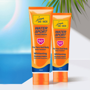 De-hoi Water-resistant Whitening & Moisturizer Sunblock Sunscreen | Sun Protection + Skin Brightening | Lightweight & Hydrating For Face & Body
